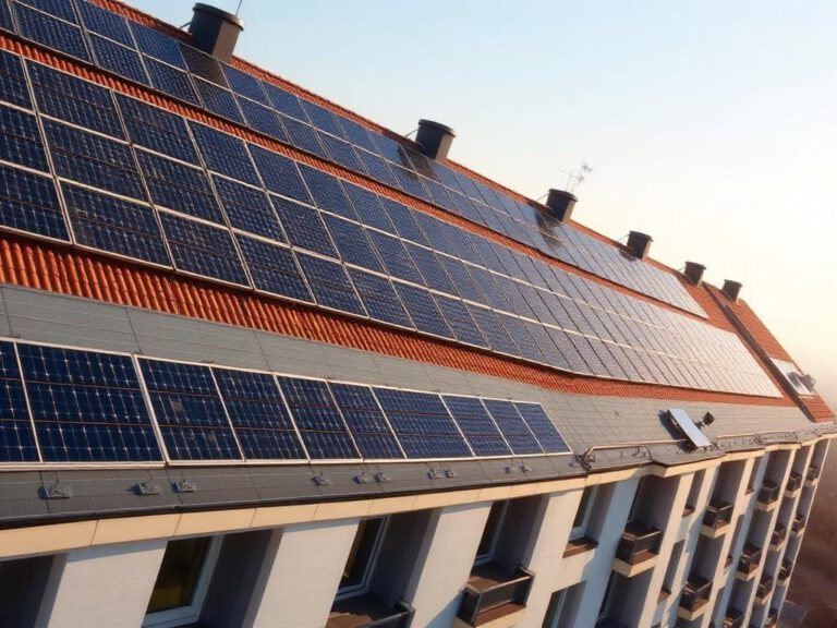 Zonnepanelen op een VvE-complex