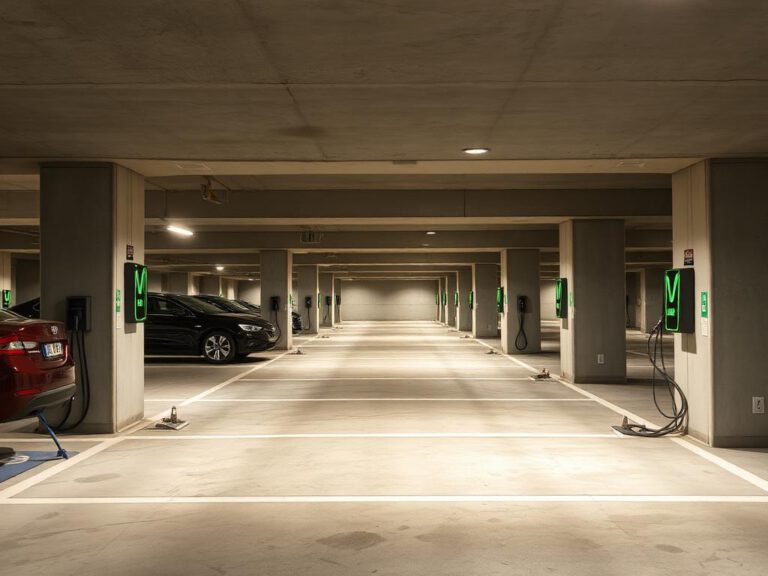 Laadpalen op een VvE-parkeerplaats